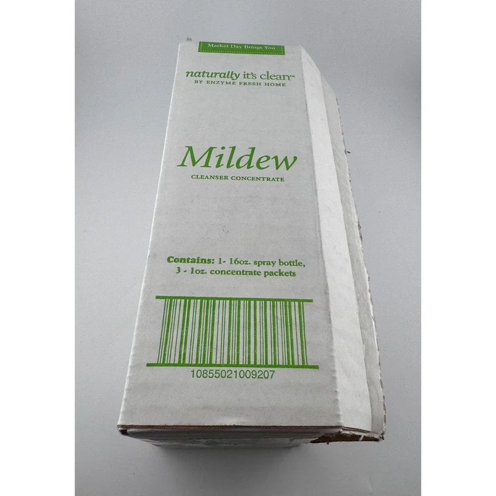 Naturally‎ Its Clean Mildew Cleanser Concentrate Spray Bottle 3 Packets